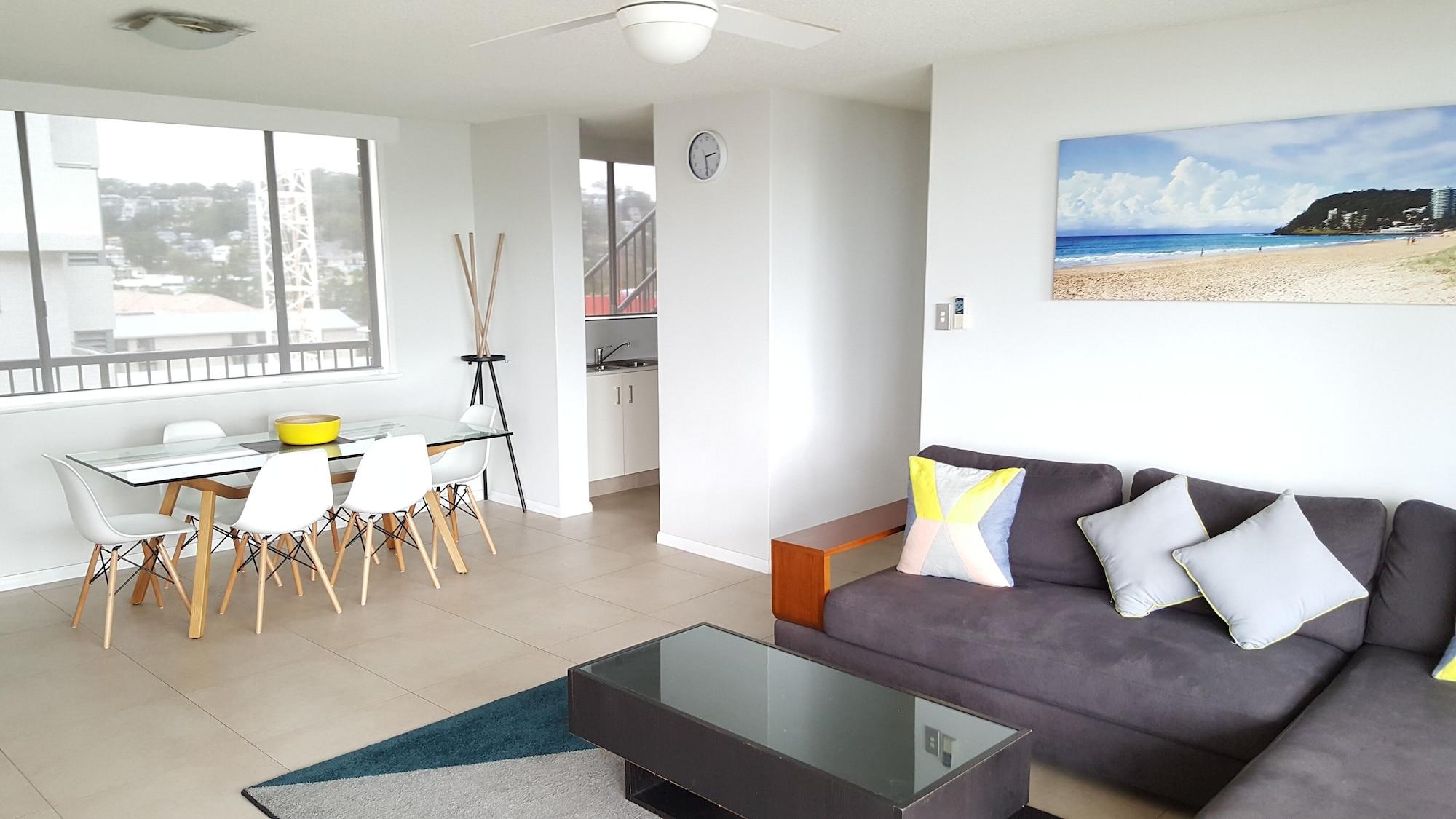 Wyuna Beachfront Holiday Apartments Gold Coast Eksteriør billede